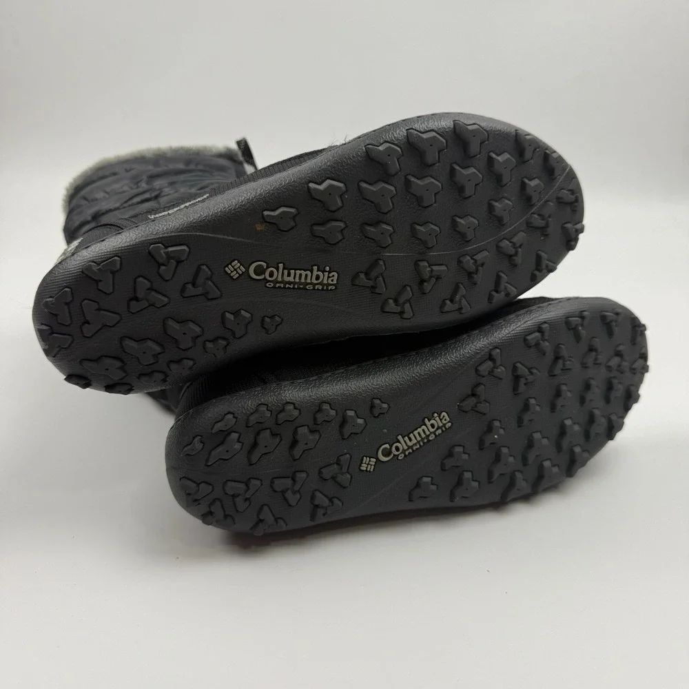Columbia Powder‎ Summit II Mid Insulated Waterproof Winter Boots Black Sz 9.5